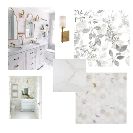 Farmhouse Master Bath Interior Design Mood Board by Kimberly Payne on Style Sourcebook