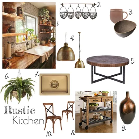 Rustic Kitchen Interior Design Mood Board by morganmdesign on Style Sourcebook