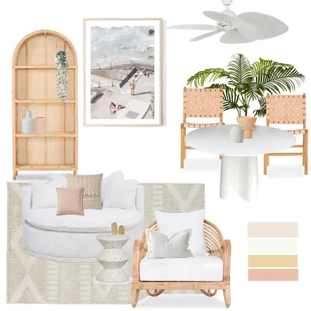 Pool House Living Space Interior Design Mood Board by ZaynaFratto on Style Sourcebook