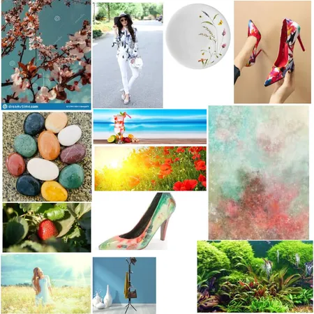 לוח השראה - סלון Interior Design Mood Board by Irit Goren on Style Sourcebook