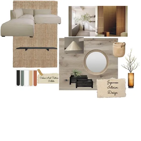Japanese Mood Board Interior Design Mood Board by Verito on Style Sourcebook