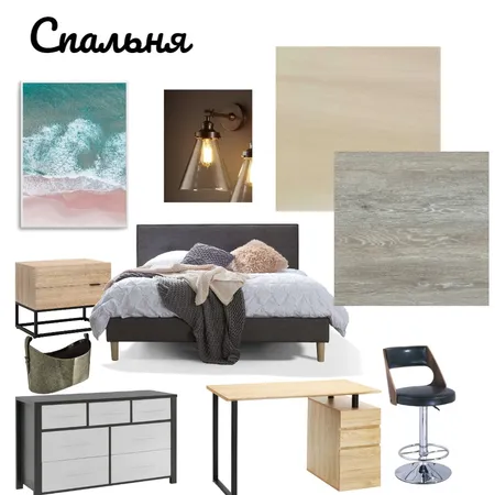 Спальня Interior Design Mood Board by LudaMovchan