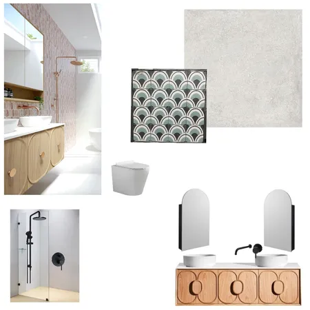 Spotswood ensuite Interior Design Mood Board by JS Painting, Maintenance and Design Pty Ltd on Style Sourcebook