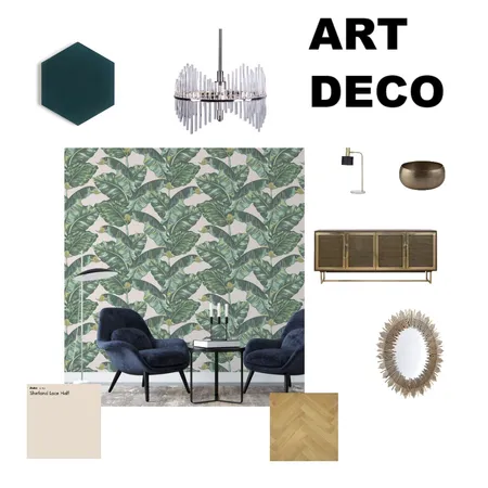 ART DECO MOOD BOARD Interior Design Mood Board by ZAHRAKARMALI on Style Sourcebook
