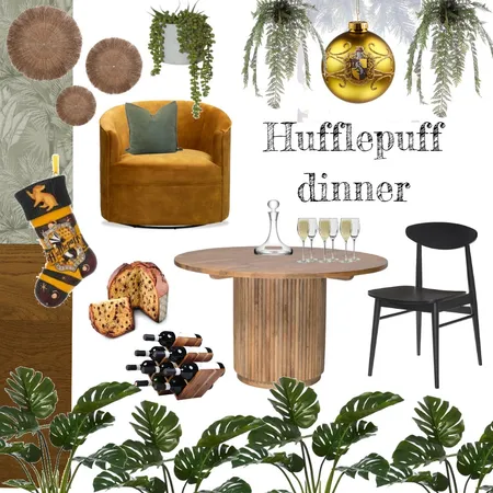 Hufflepuff dinner Interior Design Mood Board by Alessia Malara on Style Sourcebook