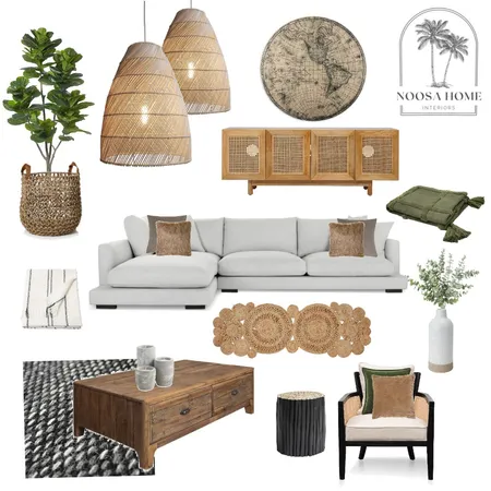 Modern Coastal Farmhouse Living Room Interior Design Mood Board by Noosa Home Interiors on Style Sourcebook