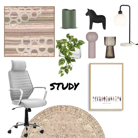 Study - Glenroy Interior Design Mood Board by Kutata Interior Design & Styling on Style Sourcebook