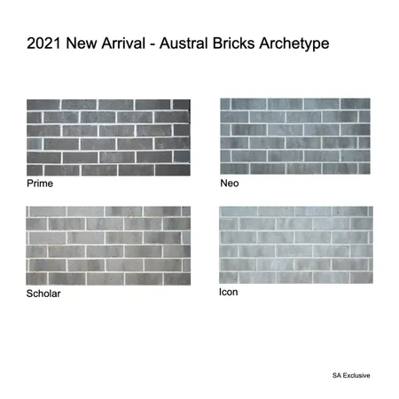 2021 New Arrival - Austral Bricks Archetype Interior Design Mood Board by Brickworks on Style Sourcebook