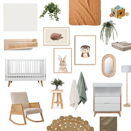 Nursery Interior Design Mood Board by Jaylene Green