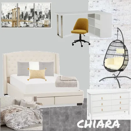 Chiara room yellow Interior Design Mood Board by sandradasilva on Style Sourcebook