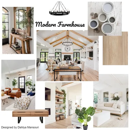 Modern farmhouse Mood Board 5 Interior Design Mood Board by dahlyadesign
