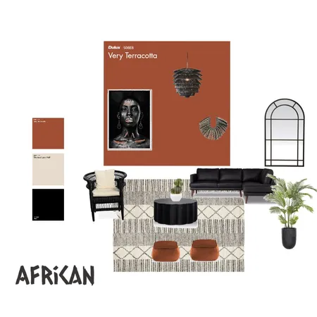 African Interior Design Mood Board by studio.twentyfour