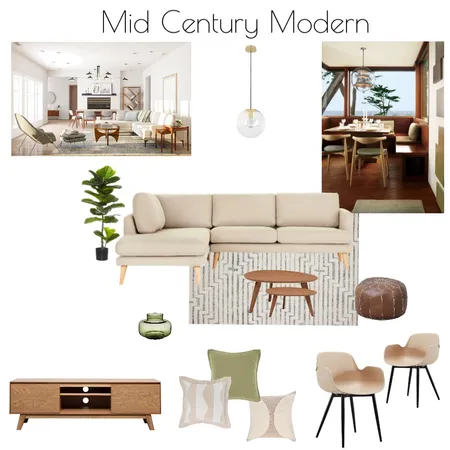 Mid century modern Interior Design Mood Board by Christinea on Style Sourcebook