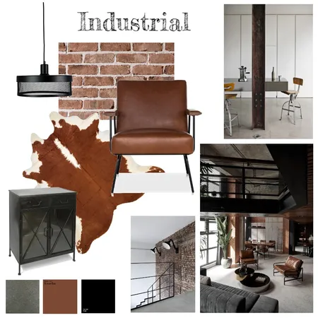 Industrial Interior Design Mood Board by stephv.interiors on Style Sourcebook