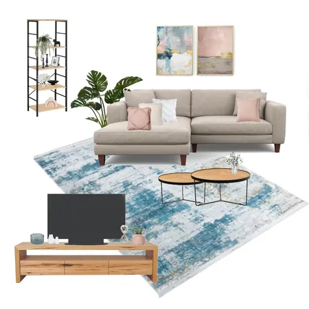 סלון  ורוד טורקיז Interior Design Mood Board by renanahuminer on Style Sourcebook