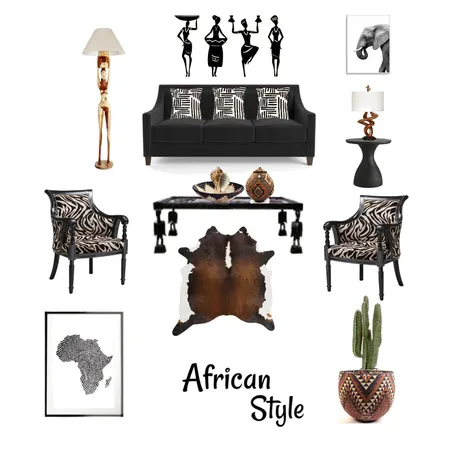 African Interior Design Mood Board by Getrude K on Style Sourcebook