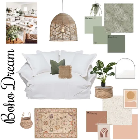 Boho Dream Interior Design Mood Board by Sharlenedavis17@gmail.com on Style Sourcebook