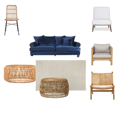 Living room Interior Design Mood Board by The Vintner and Rose on Style Sourcebook