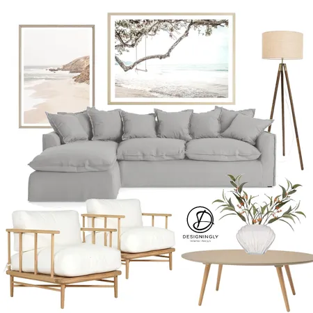 Coastal Scandi Living Interior Design Mood Board by Designingly Co on Style Sourcebook