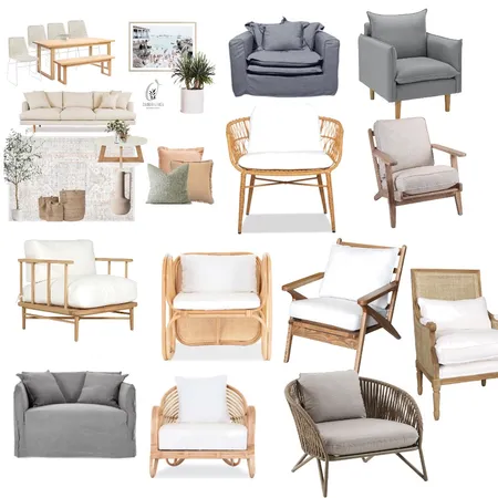 Armchairs Interior Design Mood Board by Oleander & Finch Interiors on Style Sourcebook