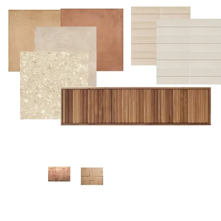 Orange Blush Bathroom Interior Design Mood Board by LucyU on Style Sourcebook