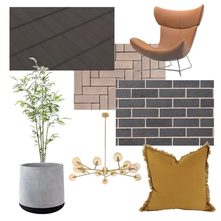 Natural Contemporary Interior Design Mood Board by Brickworks on Style Sourcebook