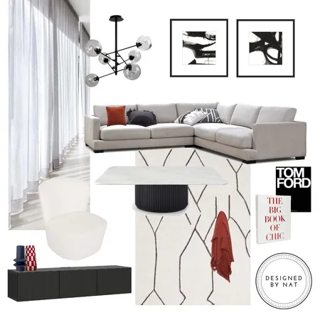 Living room Interior Design Mood Board by Designed By Nat on Style Sourcebook