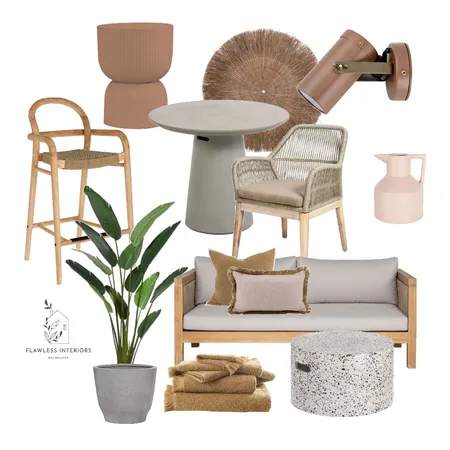 POOLSIDE BLISS Interior Design Mood Board by Flawless Interiors Melbourne on Style Sourcebook