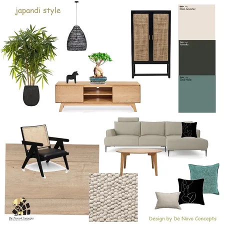 Japandi Interior Design Mood Board by De Novo Concepts on Style Sourcebook