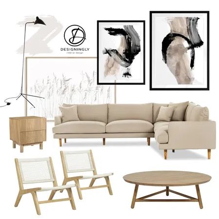 Transitional Japandi Interior Design Mood Board by Designingly Co on Style Sourcebook