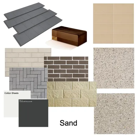 Sand Colour Palette Interior Design Mood Board by Brickworks on Style Sourcebook