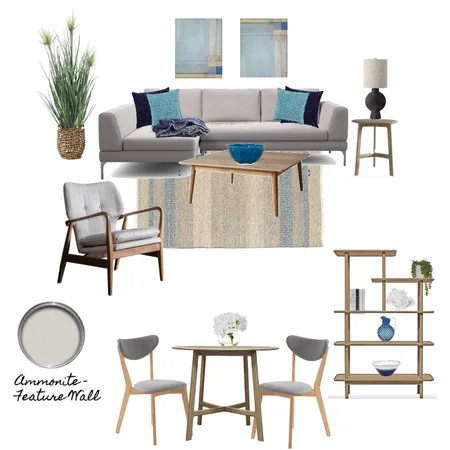 C18 Royal Sands Living Interior Design Mood Board by H | F Interiors on Style Sourcebook