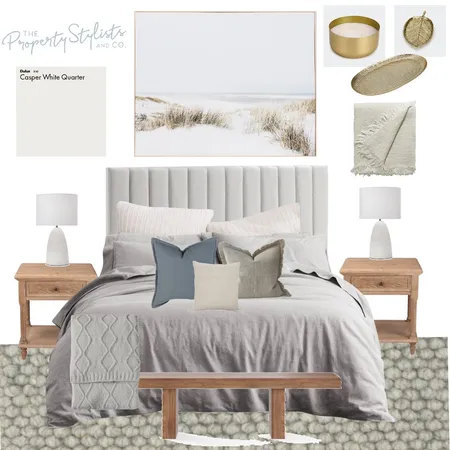 Seaford AirBnB Master Interior Design Mood Board by The Property Stylists & Co on Style Sourcebook