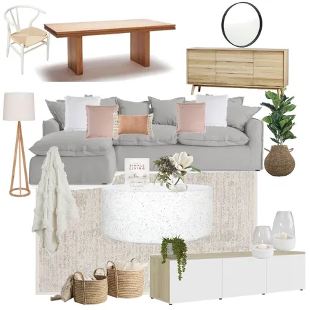 Natalie Lounge room Interior Design Mood Board by Her Abode Interiors on Style Sourcebook