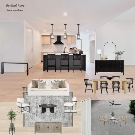Casa Macadami - Great Room Interior Design Mood Board by Casa Macadamia on Style Sourcebook