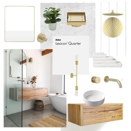 Steve ensuite - concept 4 Interior Design Mood Board by Olive House Designs on Style Sourcebook