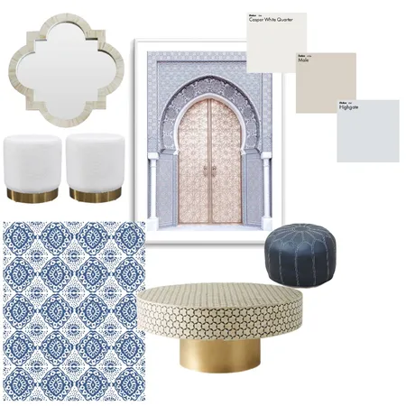 Moroccan Sanctuary Interior Design Mood Board by zkadom
