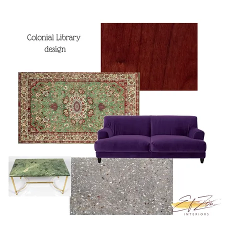 Toni & Mark library Interior Design Mood Board by EF ZIN Interiors on Style Sourcebook
