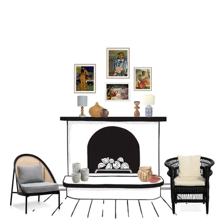 Камин картины Interior Design Mood Board by Ольга Акименко on Style Sourcebook