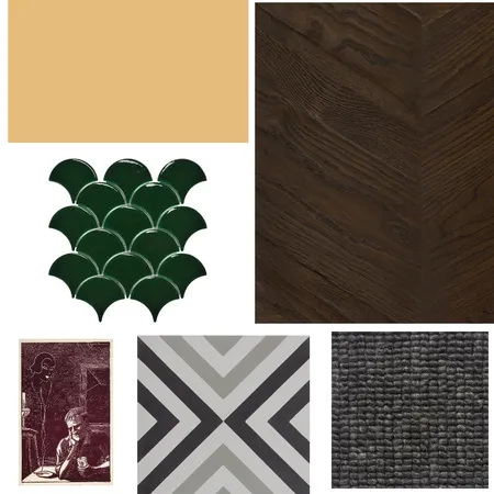 chocolateir moodboard with man Interior Design Mood Board by rebekahthompson on Style Sourcebook