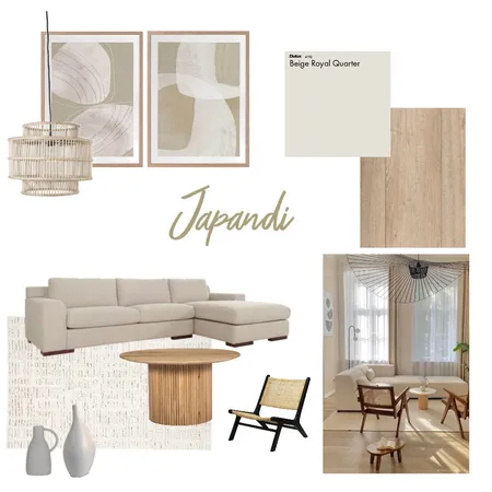 Japandi Interior Design Mood Board by tesswatt on Style Sourcebook