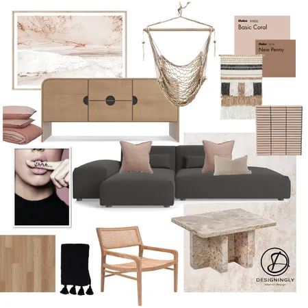 Blush Escape Interior Design Mood Board by Designingly Co on Style Sourcebook