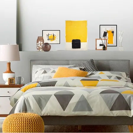 Композиция кровать Interior Design Mood Board by Ольга Акименко on Style Sourcebook