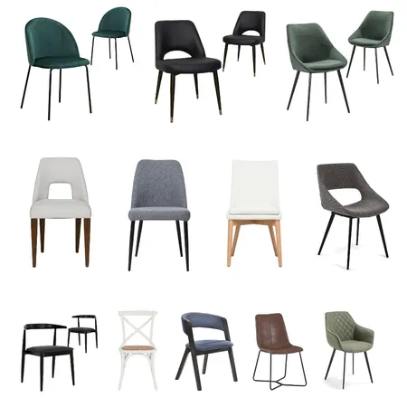 Dining Chairs Interior Design Mood Board by Studio Gab on Style Sourcebook
