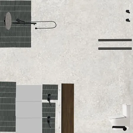 Monochrome Parents Ensuite Interior Design Mood Board by Kater222 on Style Sourcebook