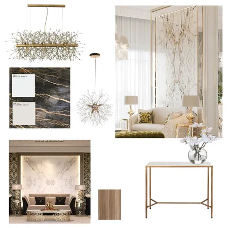 Foyer Marble Wall Interior Design Mood Board by Miriam Goldberger on Style Sourcebook