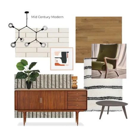 Mid Century Modern 2 Interior Design Mood Board by townsleymitch on Style Sourcebook