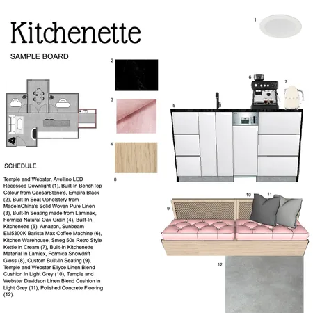 Kitchenette Interior Design Mood Board by sgeneve on Style Sourcebook
