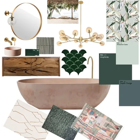 Tropical master bath Interior Design Mood Board by sarabrawley74 on Style Sourcebook