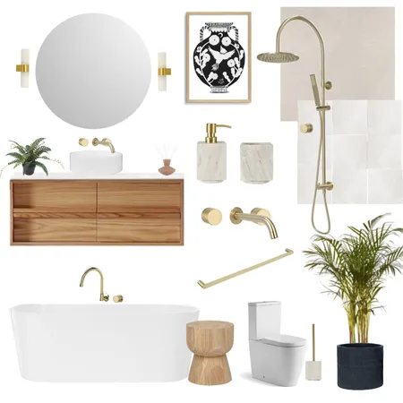Tricia Ensuite Interior Design Mood Board by Eliza Grace Interiors on Style Sourcebook